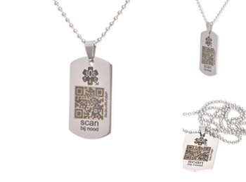 sos dogtag rvs medium (112c)